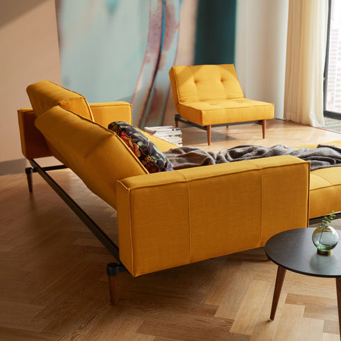 Splitback Styletto Easy Chair / Dark Wood